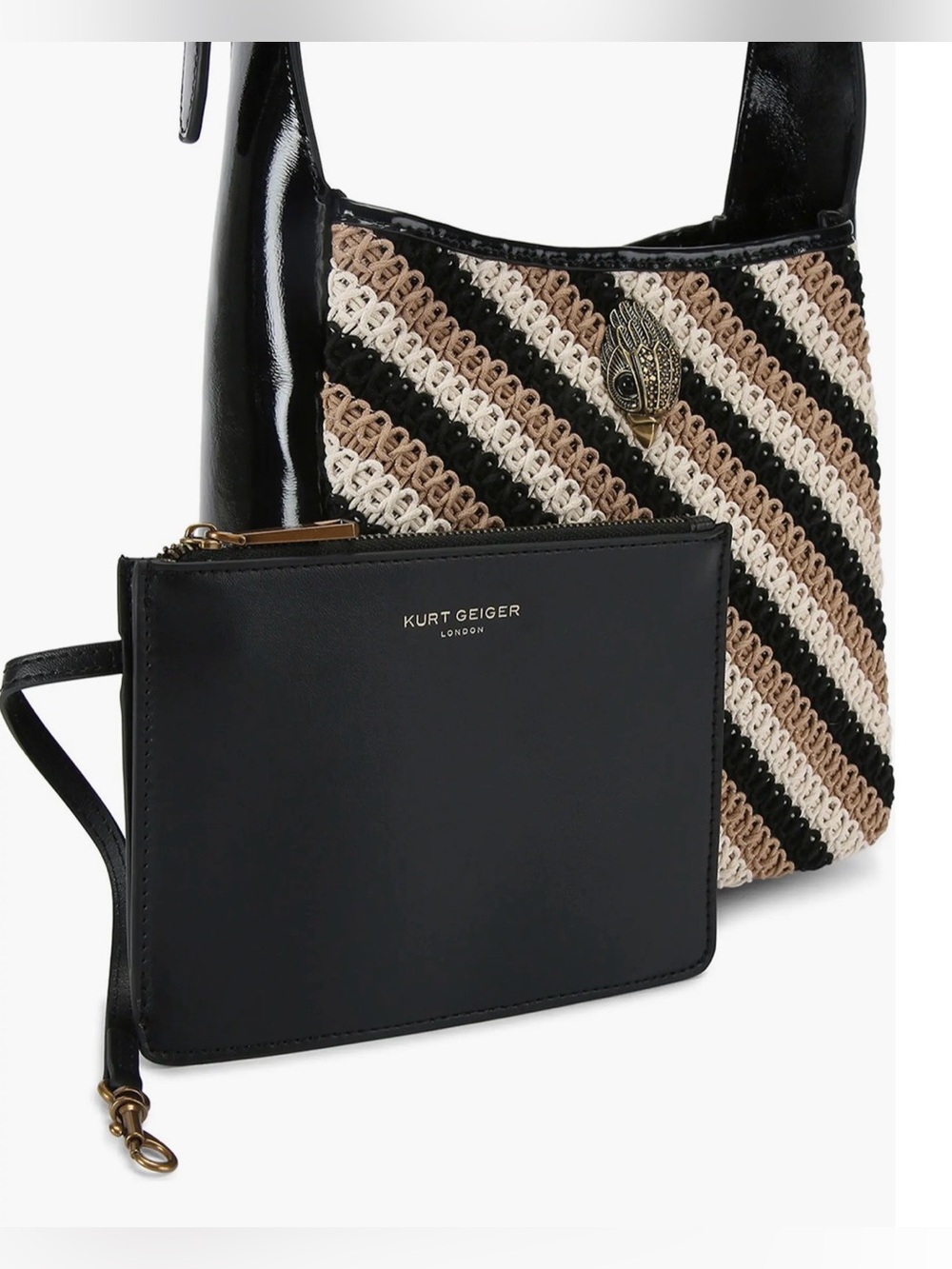 Kurt Geiger Small Bond Hobo Bag - Picture 4 of 5